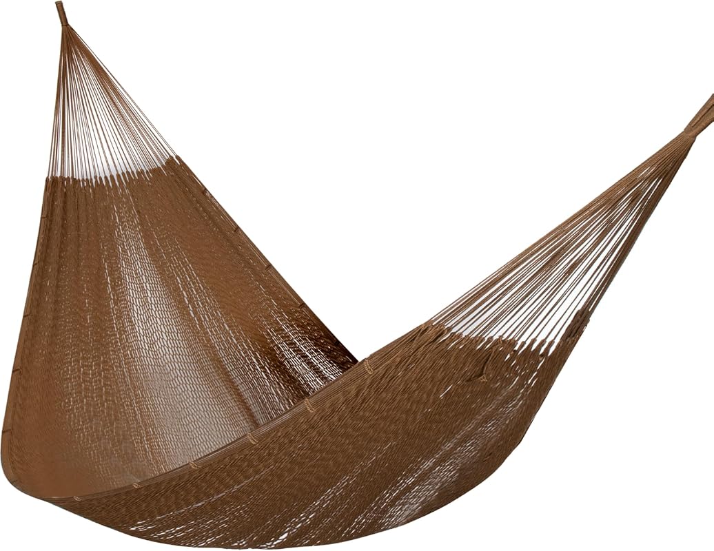 PNAEUT Handwoven Rope Mayan Hammock, Large Capacity 600 lbs Heavy-Duty