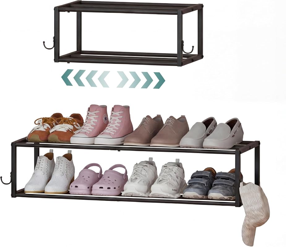 5 Best Wall Mounted Shoe Racks to Organize Your Space Like a Pro