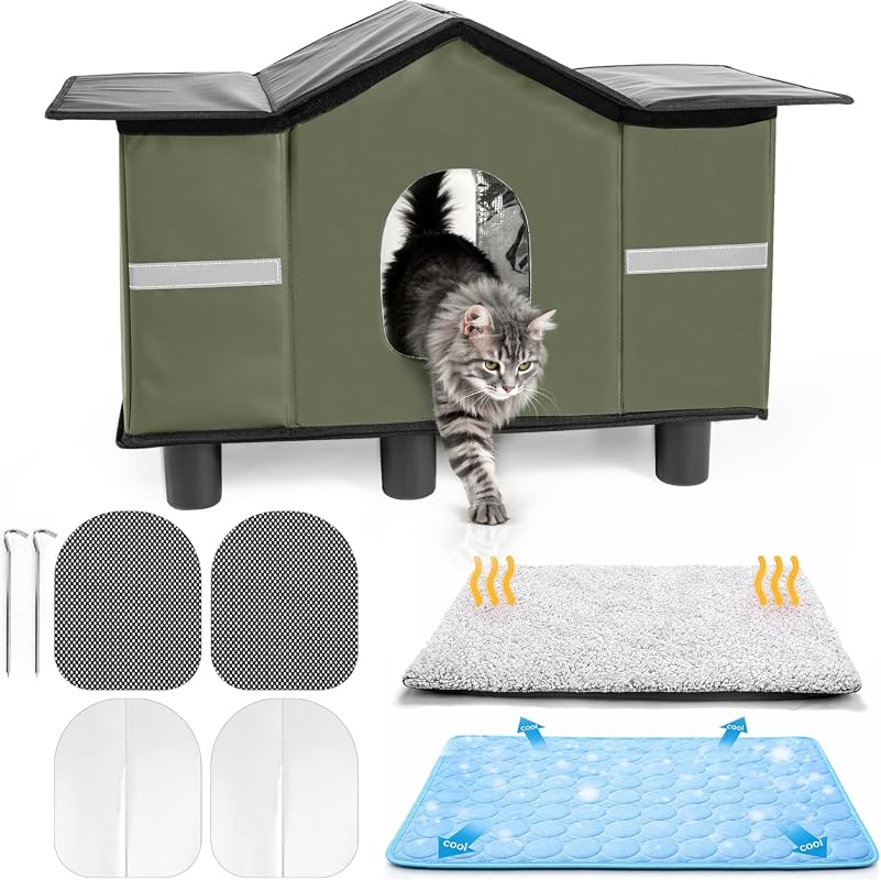 Insulated Outdoor Cat House