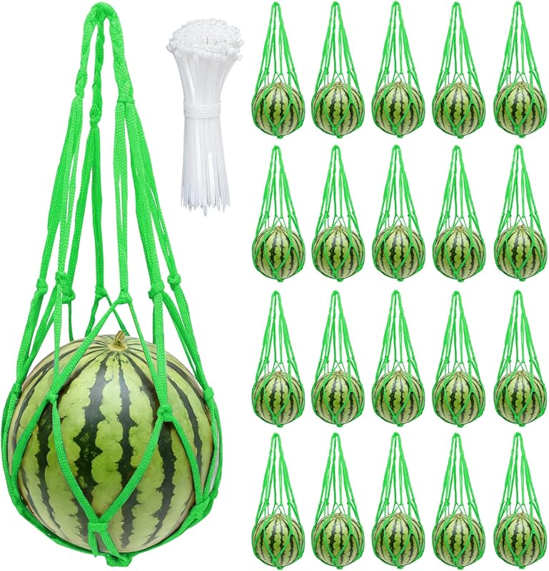 DECYOOL 20-Pack Watermelon Hammock Net, 23.6 Inch Heavy-Duty Support S