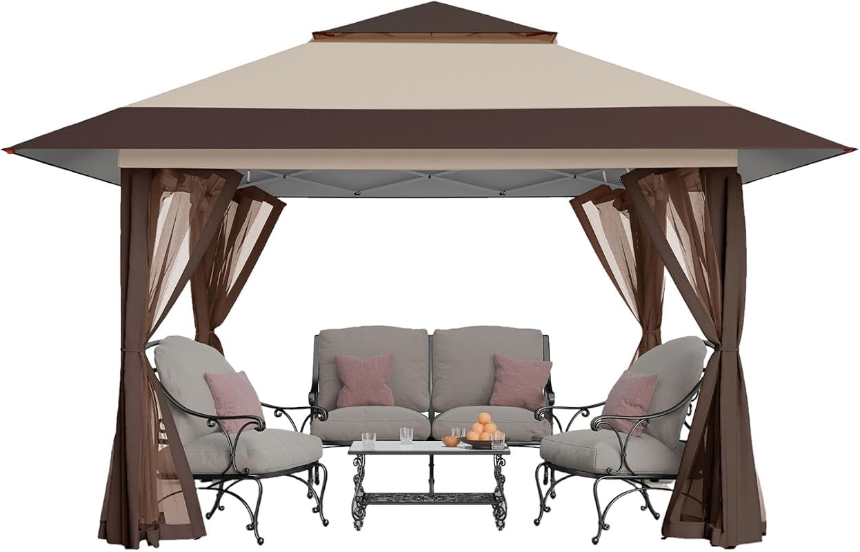 CROWN SHADES 13x13 Pop Up Gazebo