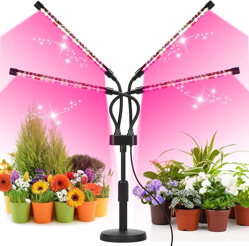 SYEIORAOM Four Head LED Grow Light