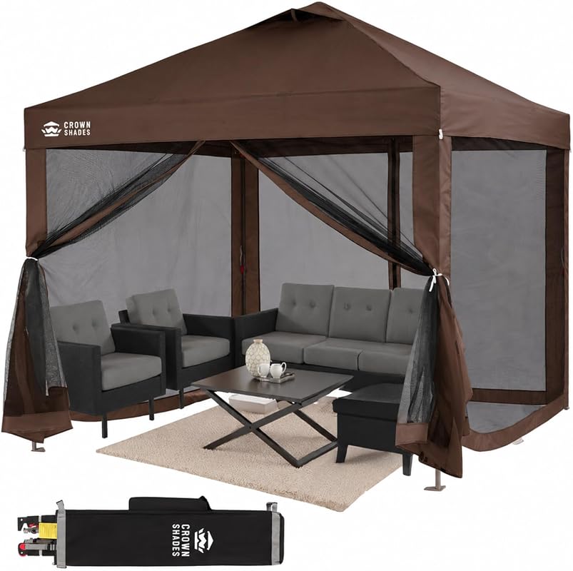 CROWN SHADES 10x10 Pop Up Gazebo