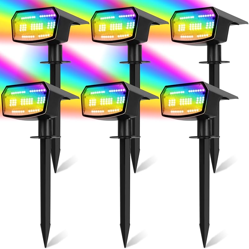 Multicolor Solar Spotlights