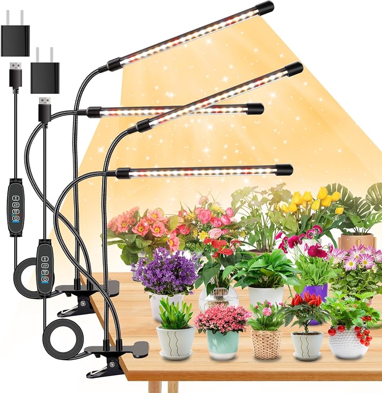 Generic 2-Head Clip Plant Light
