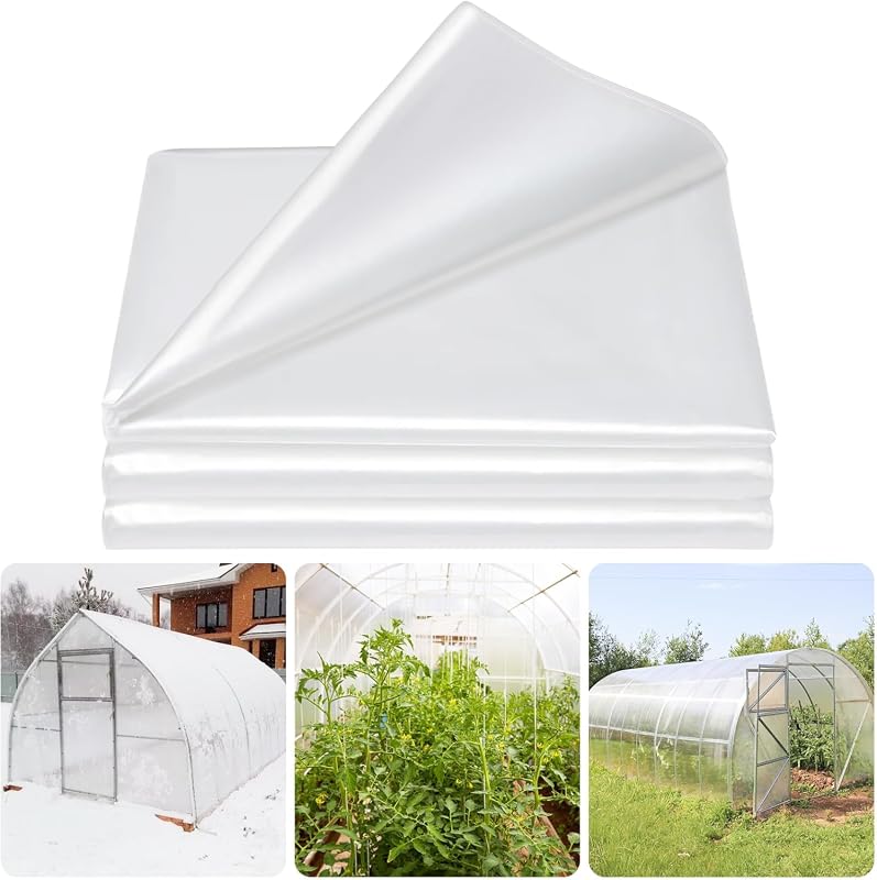 Legigo 10x50 Ft Clear Greenhouse Plastic