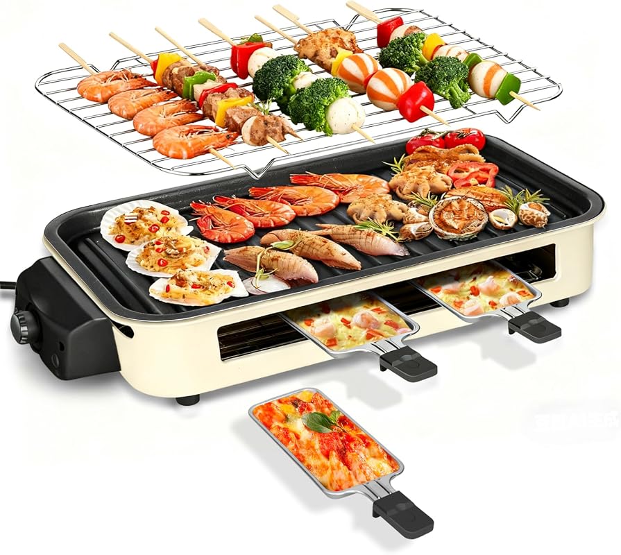 YOHAWJAN 2-in-1 Grill