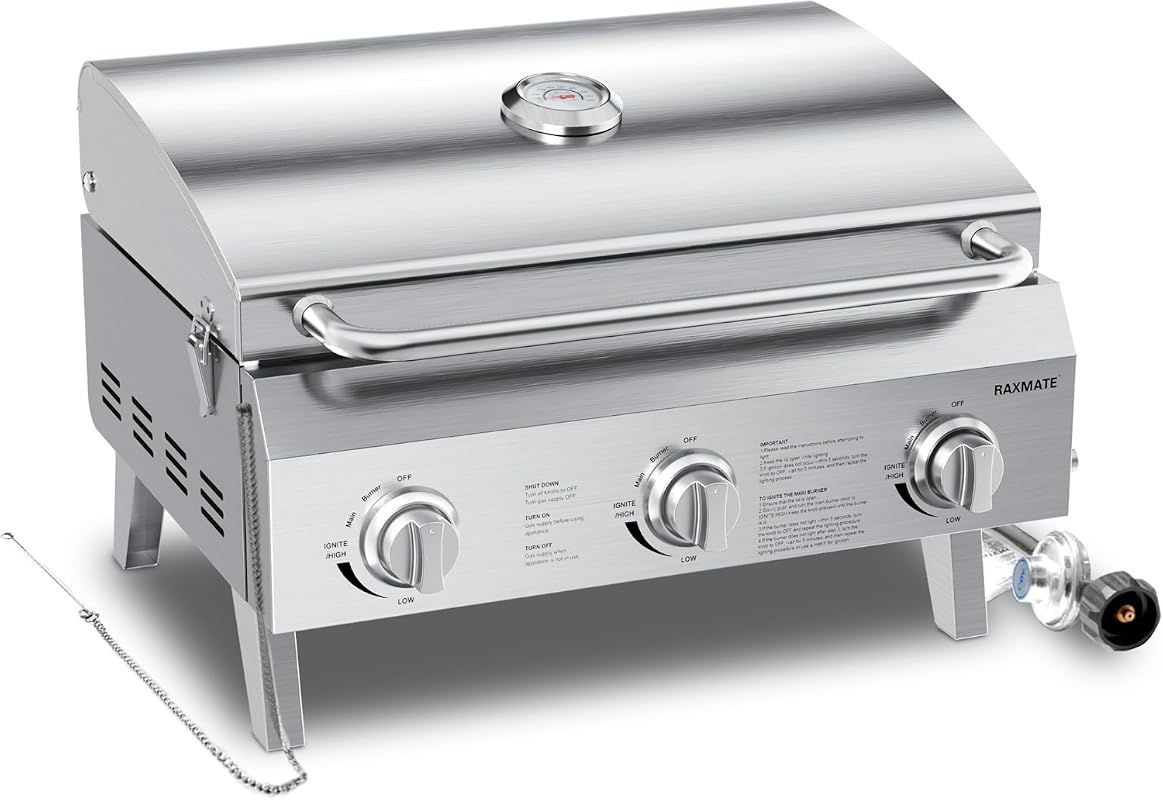 3-Burner Tabletop Grill