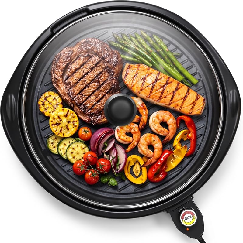 Elite Gourmet Round Grill