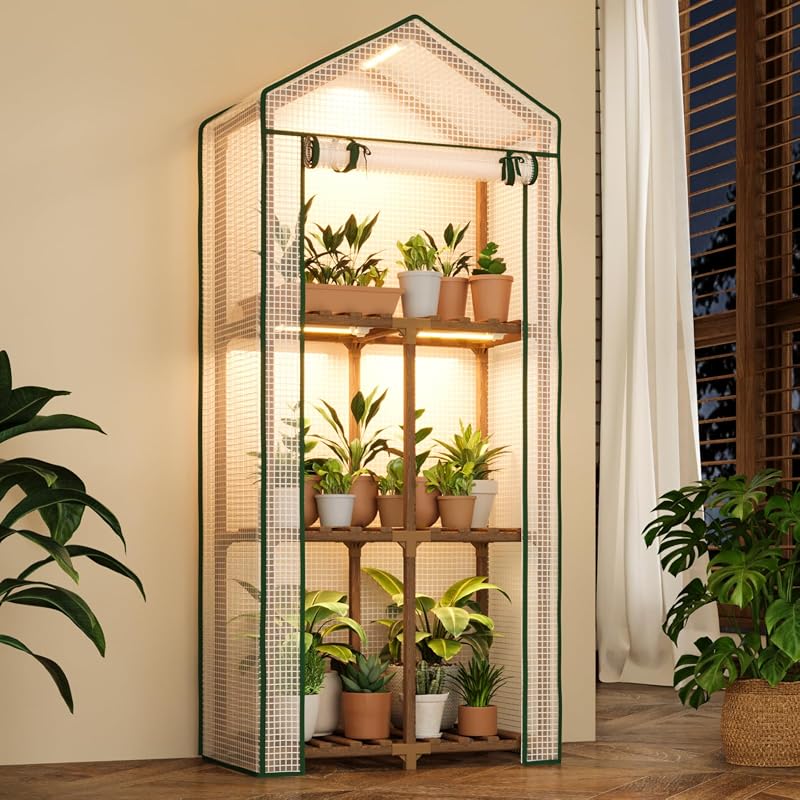 Bamworld 3-Tier Portable Mini Greenhouse
