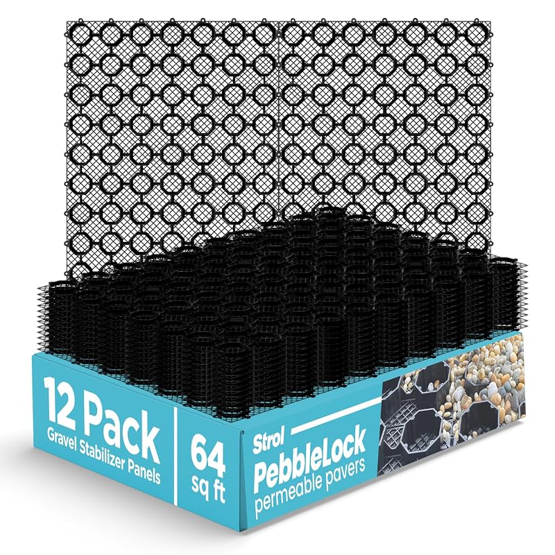 PebbleLock Interlocking Permeable Paver Grid