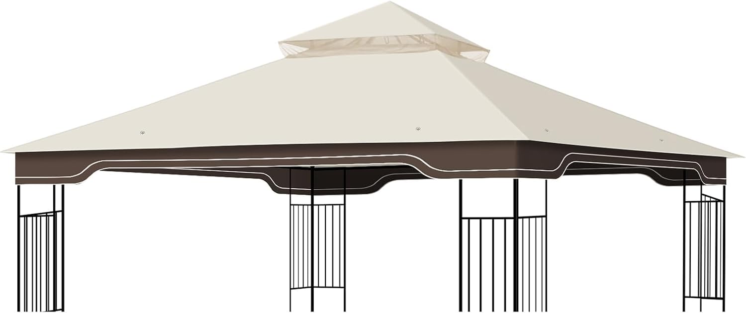 10 x 12 FT Replacement Canopy for Regency II L-GZ798PST Gazebo, Durabl